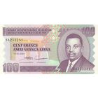 Бурунди 100 франков образца 2024 года UNC p44