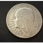 5 злотых 1933 г.  Польша. (1)  Ядвига.  Серебро. ЛЮКС