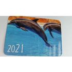 Календарик.Дельфины.2021 год.