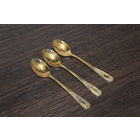 Набор чайных, позолоченных ложек из 3-х шт, из СССР, клеймо МНЦ-5р 65к.