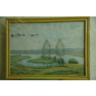 Картина ,масло , холст  (  50 х 71 )