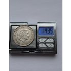 2 1/2 гульдена Нидерланды 1966 года, Королева Юлиана (1949 - 1980). Серебро 720 пробы. L45550.