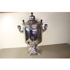 Угольный самовар СССР. 5 литров. ТУЛА. идеальный хром. сост. нового. комплект. Распродажа коллекции вещей. С РУБЛЯ! АУКЦИОН!