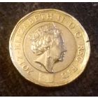 1 фунт, Великобритания 2017 г.