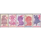 1980 Чехословакия. Вытынанка-художественное вырезание из бумаги ножницами или ножом.**(НОЯ