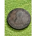 Британия 1/2 пенни 1877 г ( друид )