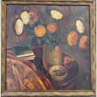 Чепик М.Ф "Осенний букет", 1982г. Холст, масло. Размер с рамой 71.5х72 см.