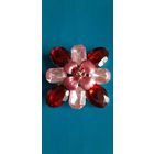 Брошь, стилизованная под крест. Винтаж.