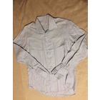 Брендовая рубашка Pal Zileri на 52-54 размер примерно (указан р 46\16), ориентируйтесь на замеры: длина 85 см, длина рукава 72 см, ПОгруди 57 см. 100% хлопок. В целом рубашка отличная, есть небольшой