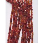 Длинные бусы, трехрядные. Длина 110 см. Бисер. 70-е годы,  Чехословакия