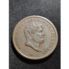 Италия. Неаполь 10 торнези 1857г. крупная медь. Фердинад II (Бурбон) Король обеих Сицилий.