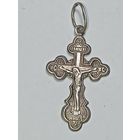 Крестик серебро  925 проба .Распродажа с рубля !