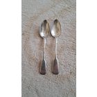 Две чайные ложки. Серебро 84