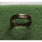 Кольцо с геометрическим орнаментом XVIIIв.  Диаметр 19мм. лот ок-7,5