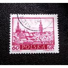 Марка Польша 1960 год Города