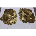 Монеты СССР 500 штук. Номинал 1 и 2 копейки. После 1961 года