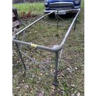 АМЕРИКАНСКАЯ складная кровать-раскладушка-ОСНОВА  из прочного алюм.сплава-для отдыха пилотов "под крылом самолёта"-по словам американцев.