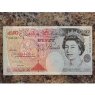 50 фунтов 1994 г. Номер D06 967415