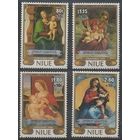 1986 Ниуэ 681-684 Живопись - Итальянская  MNH