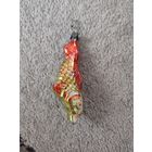 Ёлочная игрушка золотая рыбка.