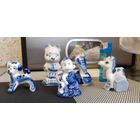 Статуэтки Гжель 4 шт.