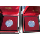 Памятные монеты из серии Слуцкія паясы. Шляхецкі касцюм. Костюм шляхтича и Метки - 1 рубль.