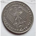 Германия 2 марки, 1976 "D" - Мюнхен Теодор Хойс 1-3-13