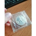 1 рубль 1991 барселона бег (в заводской запайке)