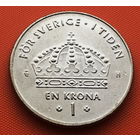 07-09 Швеция, 1 крона 2005 г.