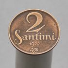 Латвия 2 сантима 1922