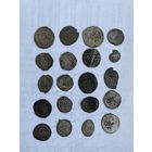 Сборный лот монеты татарские серебро и медь