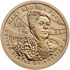 США 1 доллар 2025 Мэри Кавена Пукуи - Сакагавея, Индианка. UNC двор P