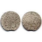 Шеляг 1617, Сигизмунд III Ваза, Вильно. Более редкий вариант с полной датой 16-17 на Ав., R