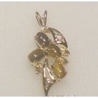 Подвеска известного бренда Dolphin Ore из хрусталя и полудрагоценных камней