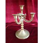 Подсвечник на 4 свечи, бронза (высота 21.5 см)