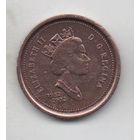 КОНФЕДЕРАЦИЯ КАНАДА 1 ЦЕНТ 2002. 50 лет правлению Королевы Елизаветы II