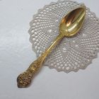 Изящная ложка СТОЛОВАЯ, около 1860г. Франция. СЕРЕБРО В ЗОЛОТЕ с 1 рубля
