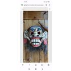 Маска деревянная ирландская. Шикарная!