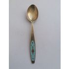 Ложка мельхиор эмали, редкая, чайная