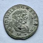 Монета СЕРЕБРО ПРУССИЯ РЕДКИЕ 6 грошей 1686 год ФРИДРИХ ВИЛЬГЕЛЬМ ОТЛИЧНЫЕ