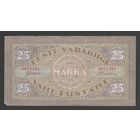 Эстония 25 марок 1922 года. Тип Р-54a. Состояние VF+