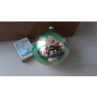 Шар рыбка фосфор светится в темноте очень красиво - елочная игрушка СССР