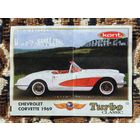 Вкладыш Turbo (Турбо) Classic (серия 1-70, с Классик), номер 10, Chevrolet Corvette, 1969. Возможен небольшой торг.
