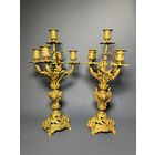 Два старинных канделябра