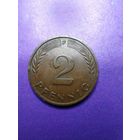 Германия ФРГ 2 пфеннига 1958 F