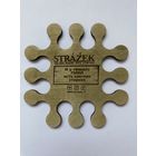 Подставка под пиво пивоварни "Strazek" из дерева /Россия/ No 3