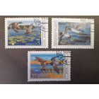 СССР. 1990 год. Фауна. Птицы. Утки. 3 марки