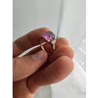 Кольцо серебро   СССР 875 проба. Большой красивый камень. Клеймо мастера. В Коллекцию!!