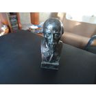 Бюст Некрасов. Силумин.