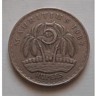 5 рупий 1987 г. Маврикий